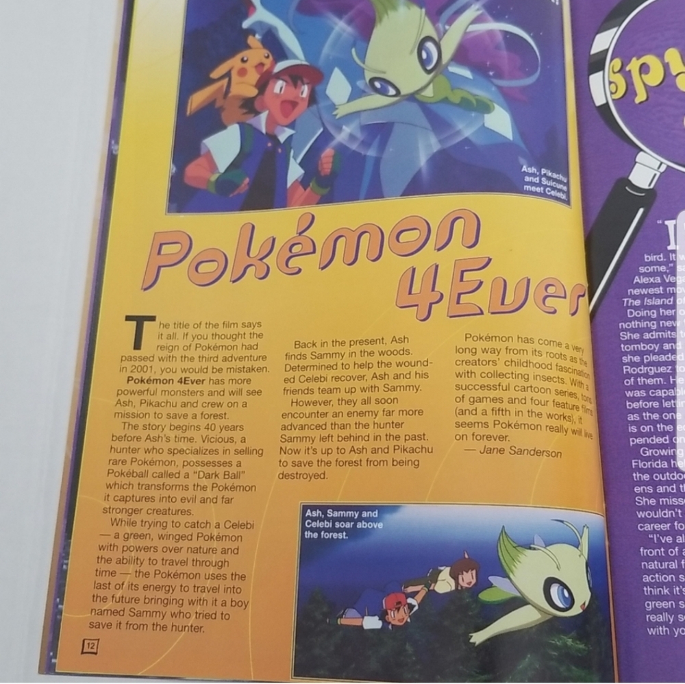 📚 Vintage Kids Tribute Magazine Harry Potter and the Chamber of Secrets 📚 Y2K - Picture 7 of 7
